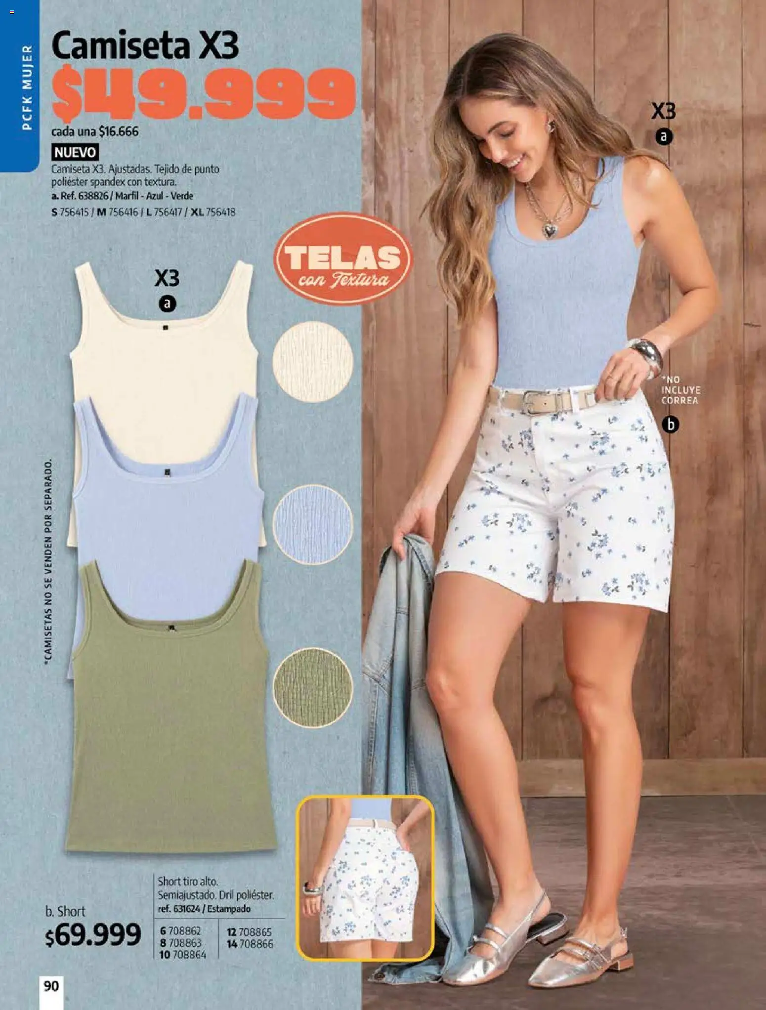 Pacifika revista - valida desde el 18/09/2026 | Página: 90 | Productos: Short, Camiseta