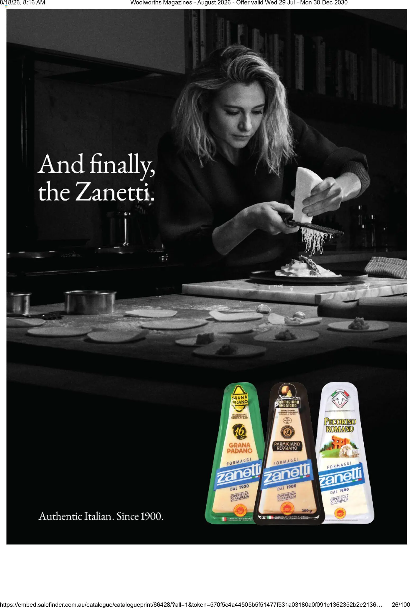 Woolworths catalogue - valid from 01/08/2026 | Page: 26 | Products: Parmigiano Reggiano, Grana Padano