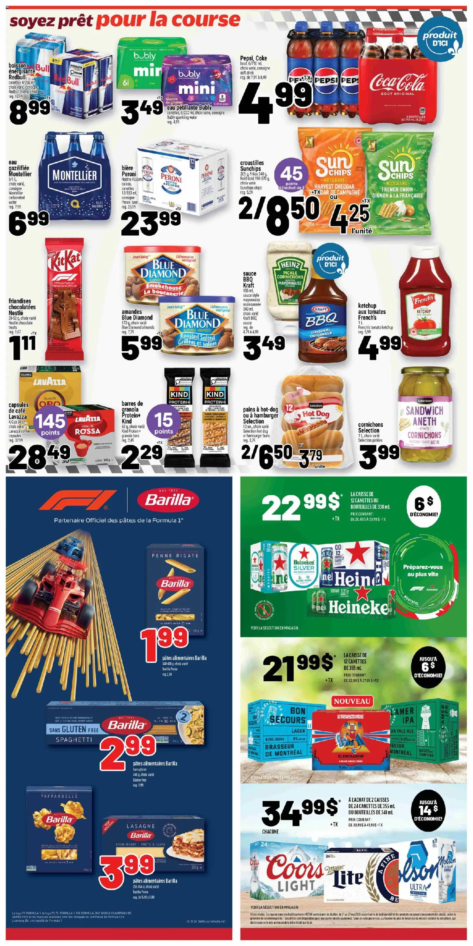 Metro flyer valid from 21.05.2026 | Page: 19 | Products: Pasta, Ketchup, Chocolate, Beer