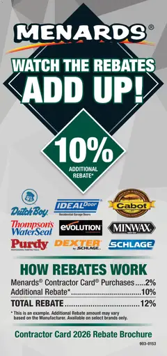 Preview of Menards weekly ads valid from 01/01/2026 | Page: 37 | Products: Doors, Watch, Tools