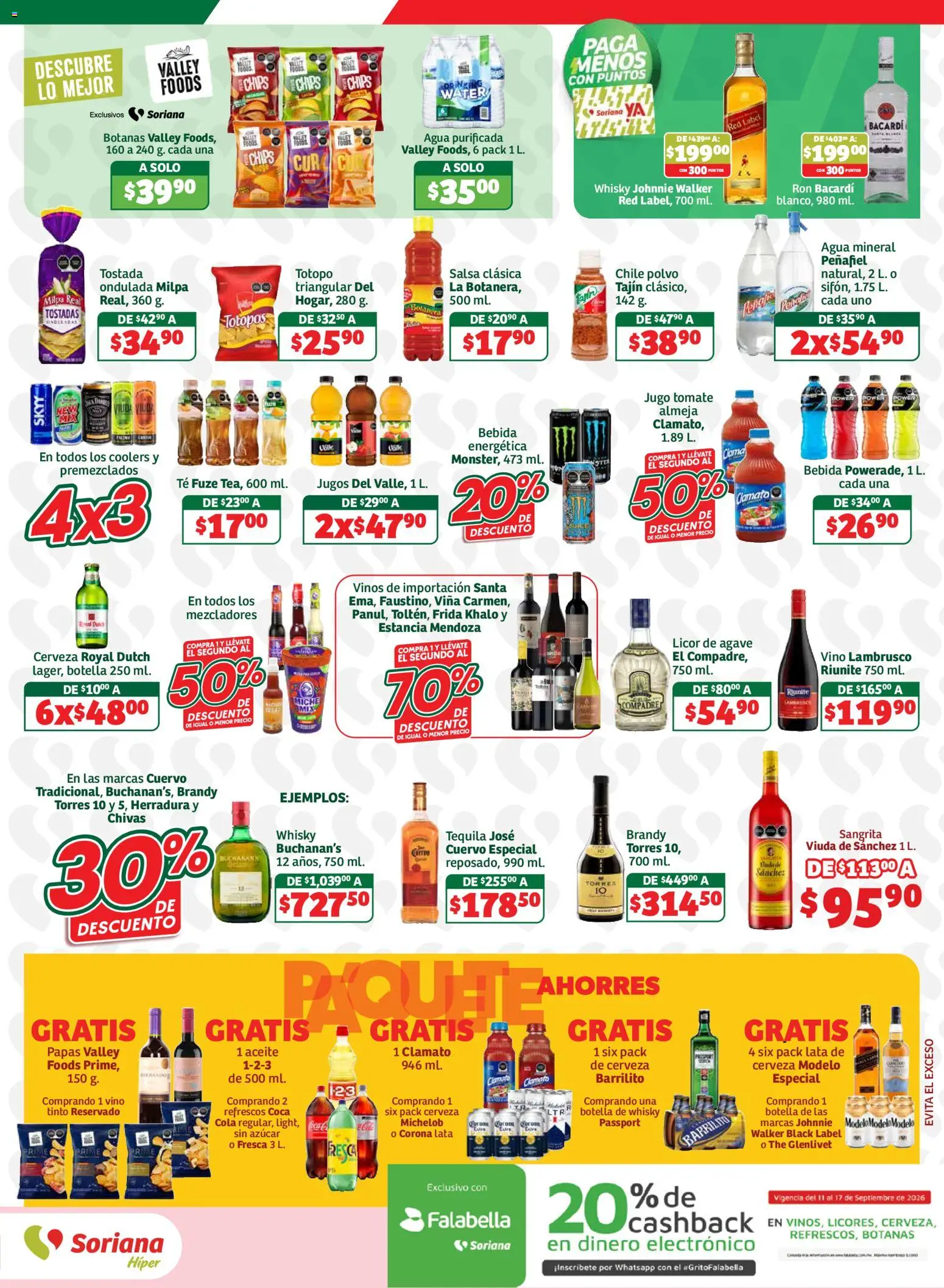 Nuevas ofertas de Soriana válidas en toda la República Mexicana desde el 11/09/2026. ¡Encuentra las mejores ofertas en Soriana folleto! | Página: 3