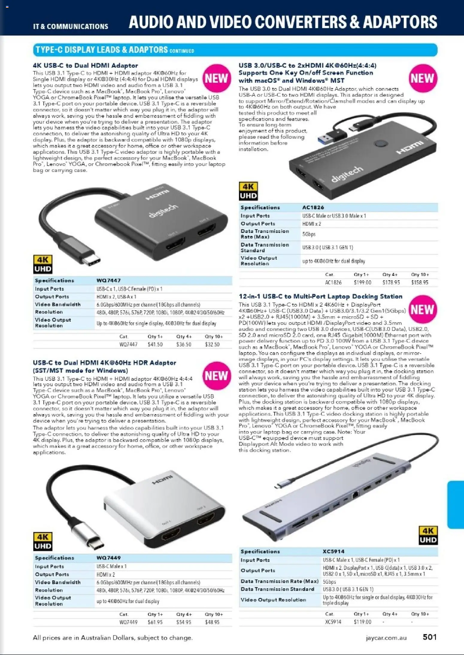 Jaycar catalogue - valid from 31/08/2026 | Page: 499 | Products: Device, Audio, Laptop, Bag