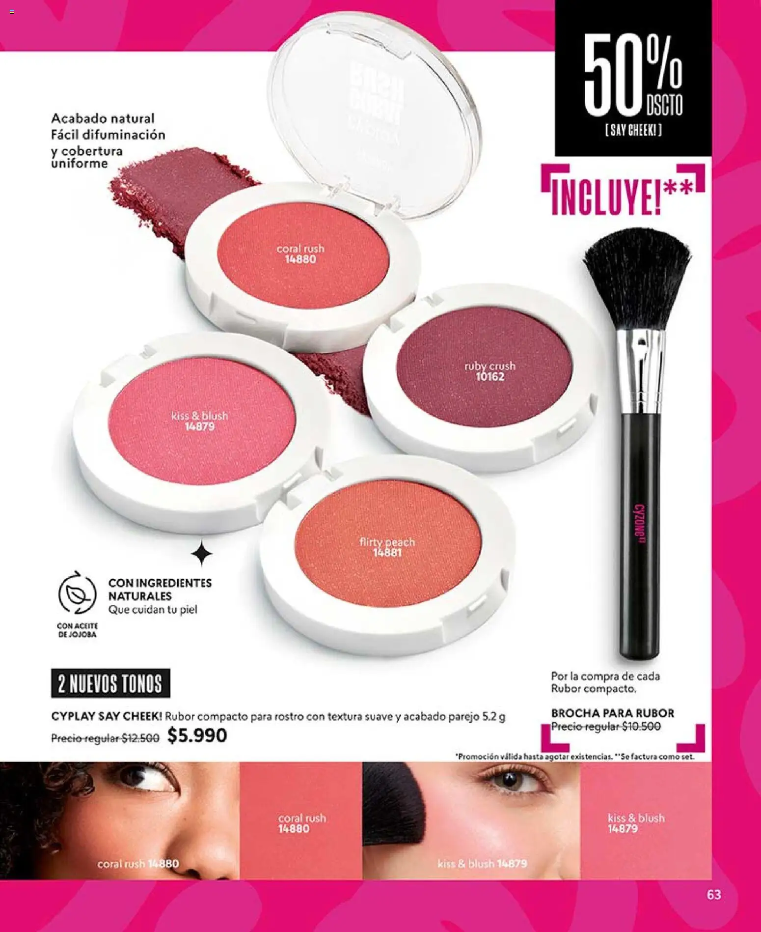 Catálogo CyZone Campaña 9 │ válido desde el 17.05.2026 | Página: 65 | Productos: Aceite, Rubor