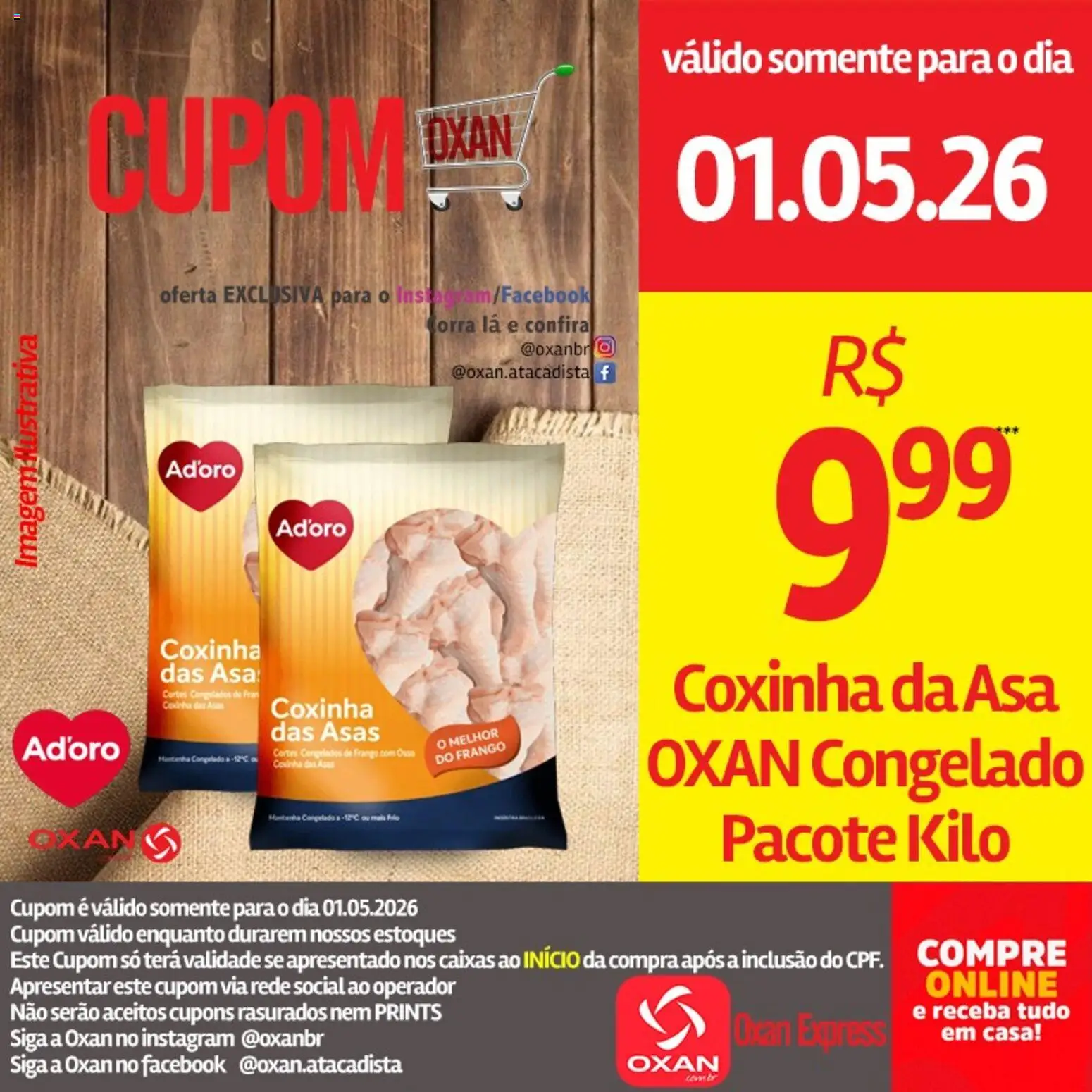 Oxan Atacadista Folheto - válido de 01.05.2026 | Página: 13 | Produtos: Frango