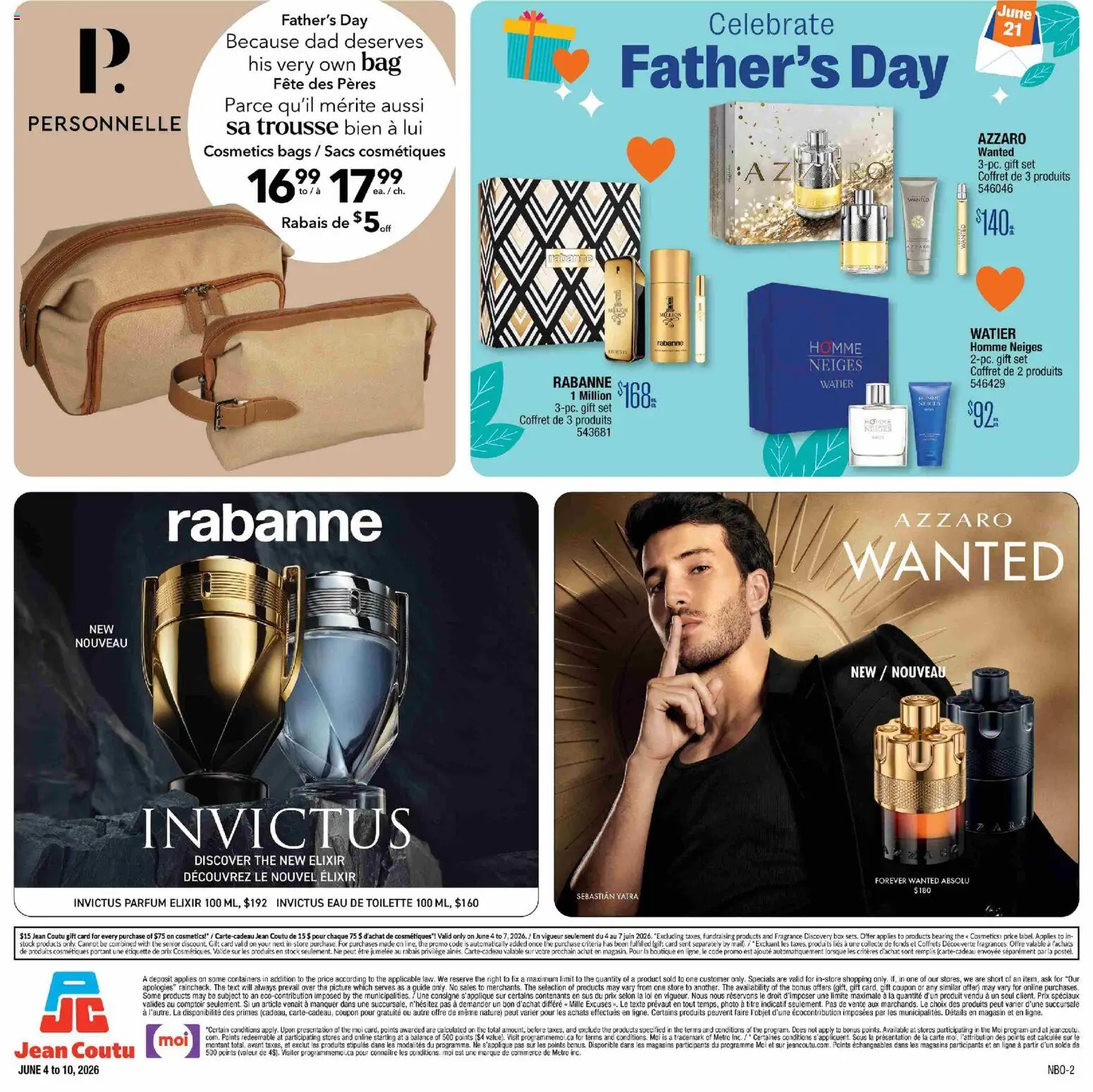 Jean Coutu flyer valid from 04.06.2026 | Page: 4 | Products: Fragrance, Eau de toilette, Box, Toilette
