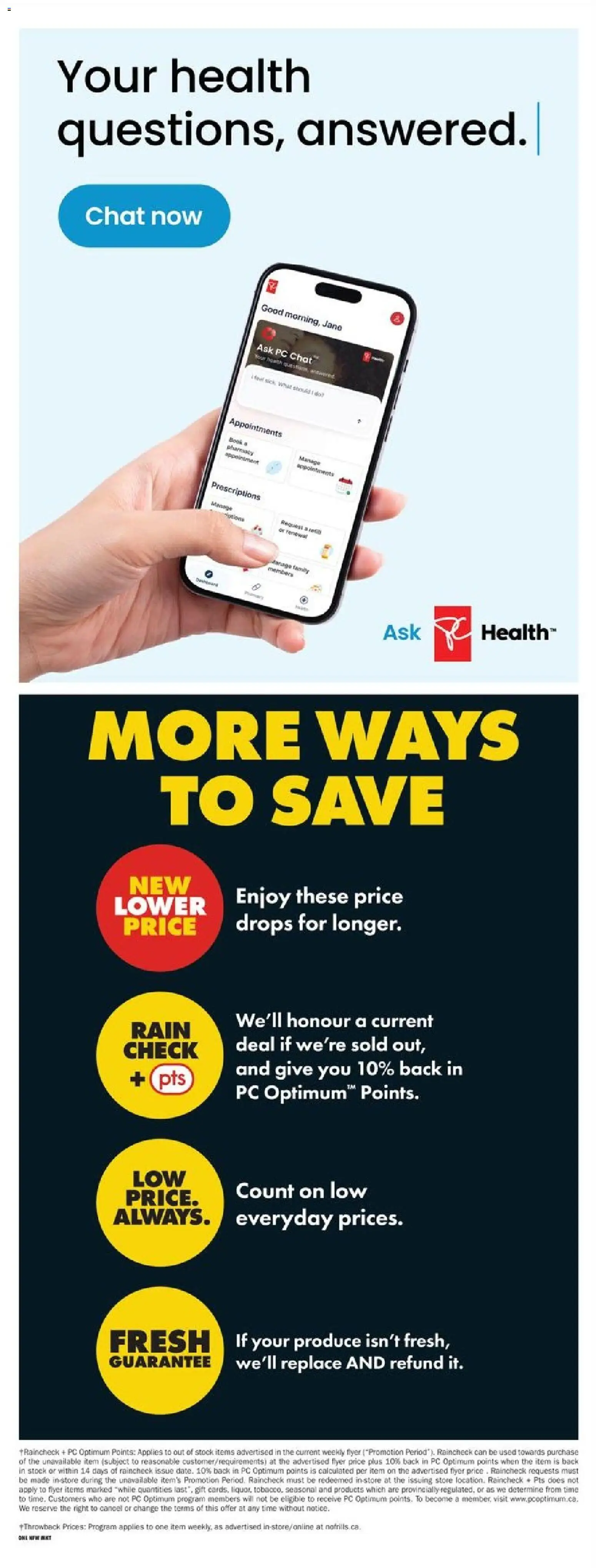 No Frills flyer valid from Oct 8, 2026 | Page: 16