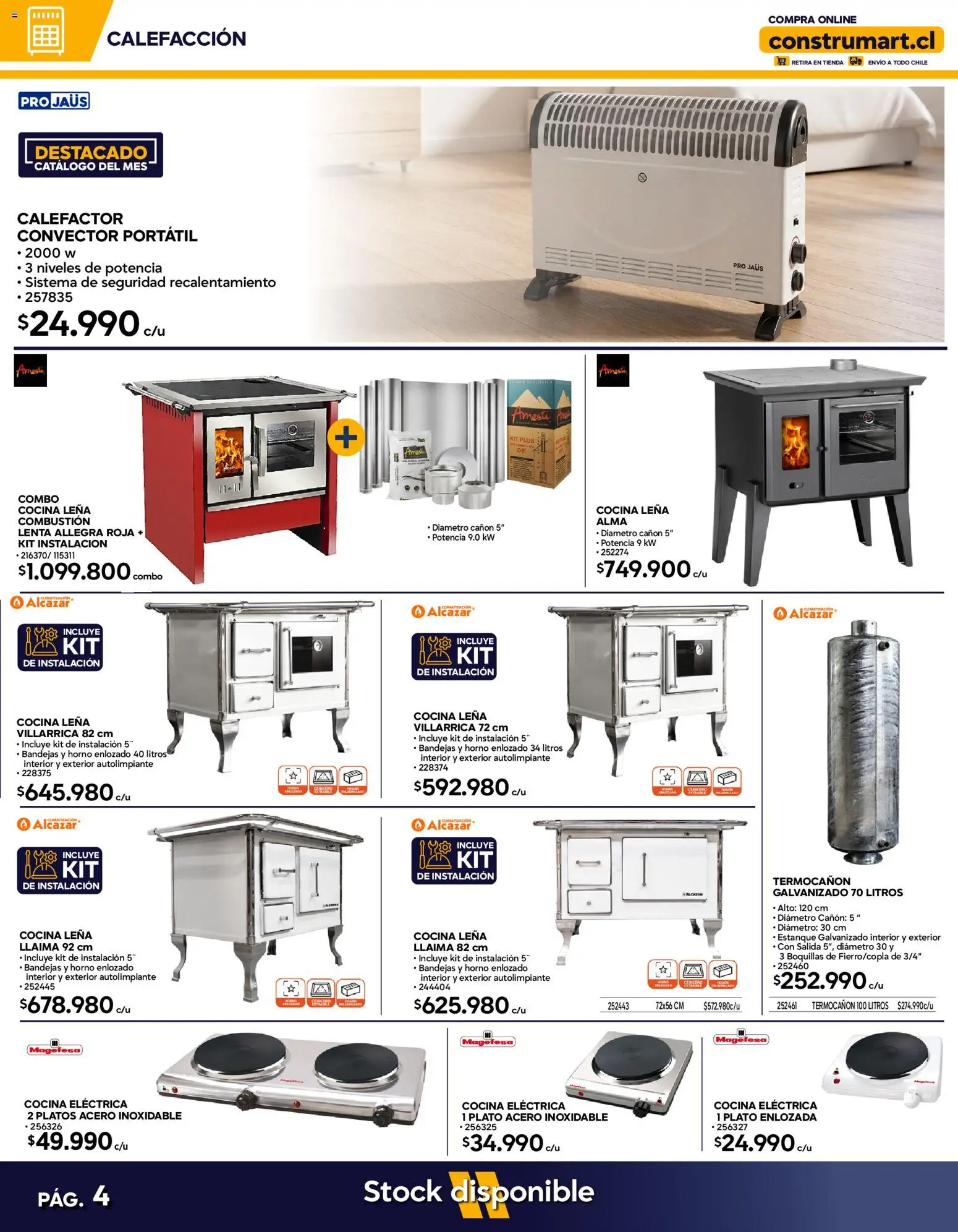 Construmart Ofertas │ válido desde el 01.05.2026 | Página: 4 | Productos: Cocina, Horno, Convector