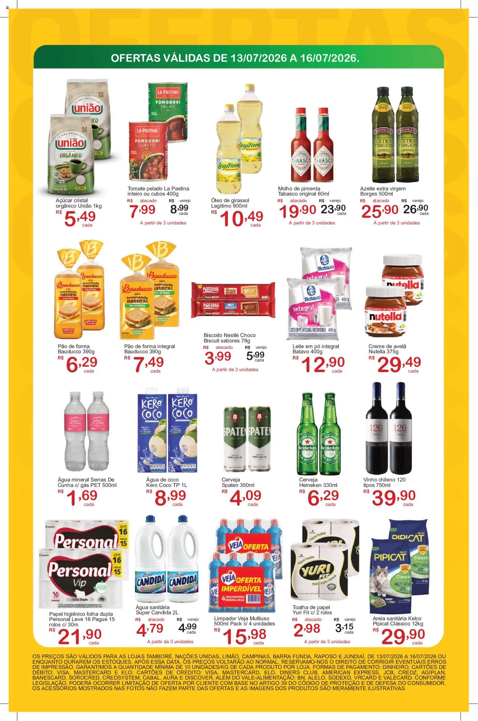GIGA Atacado Folheto - válido de 13/07/2026 | Página: 2 | Produtos: Leite, Óleo, Heineken, Avelã