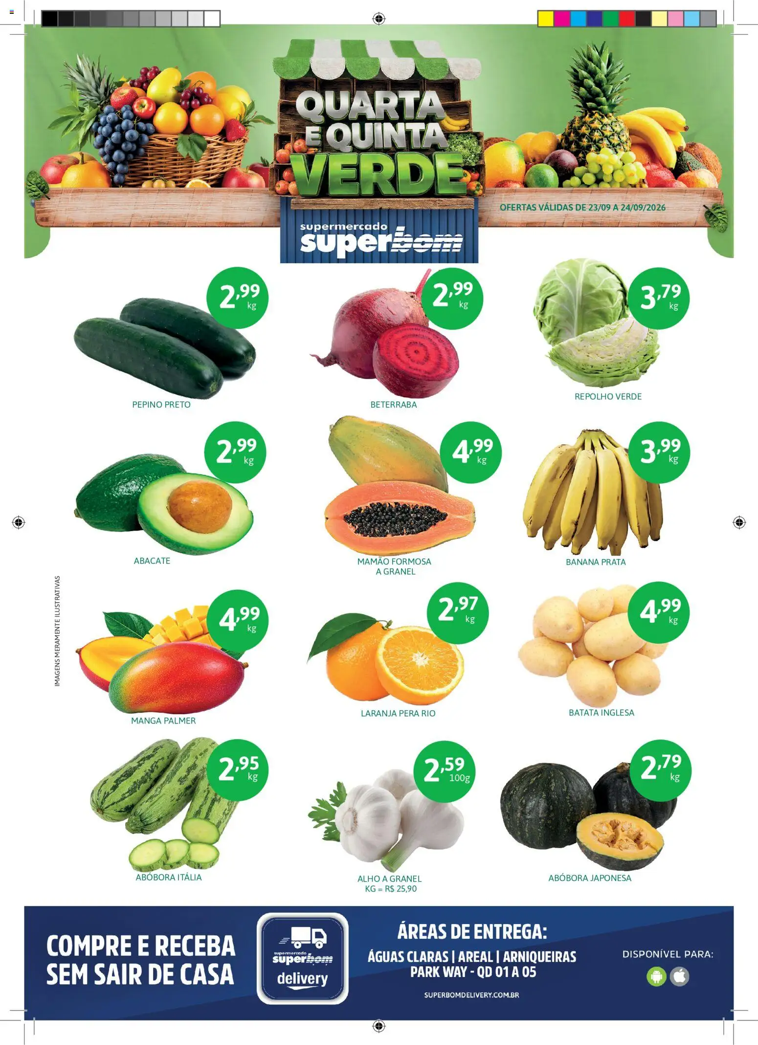Superbom Folheto - válido de 23/09/2026 | Página: 1 | Produtos: Abóbora, Repolho, Mamão, Batata