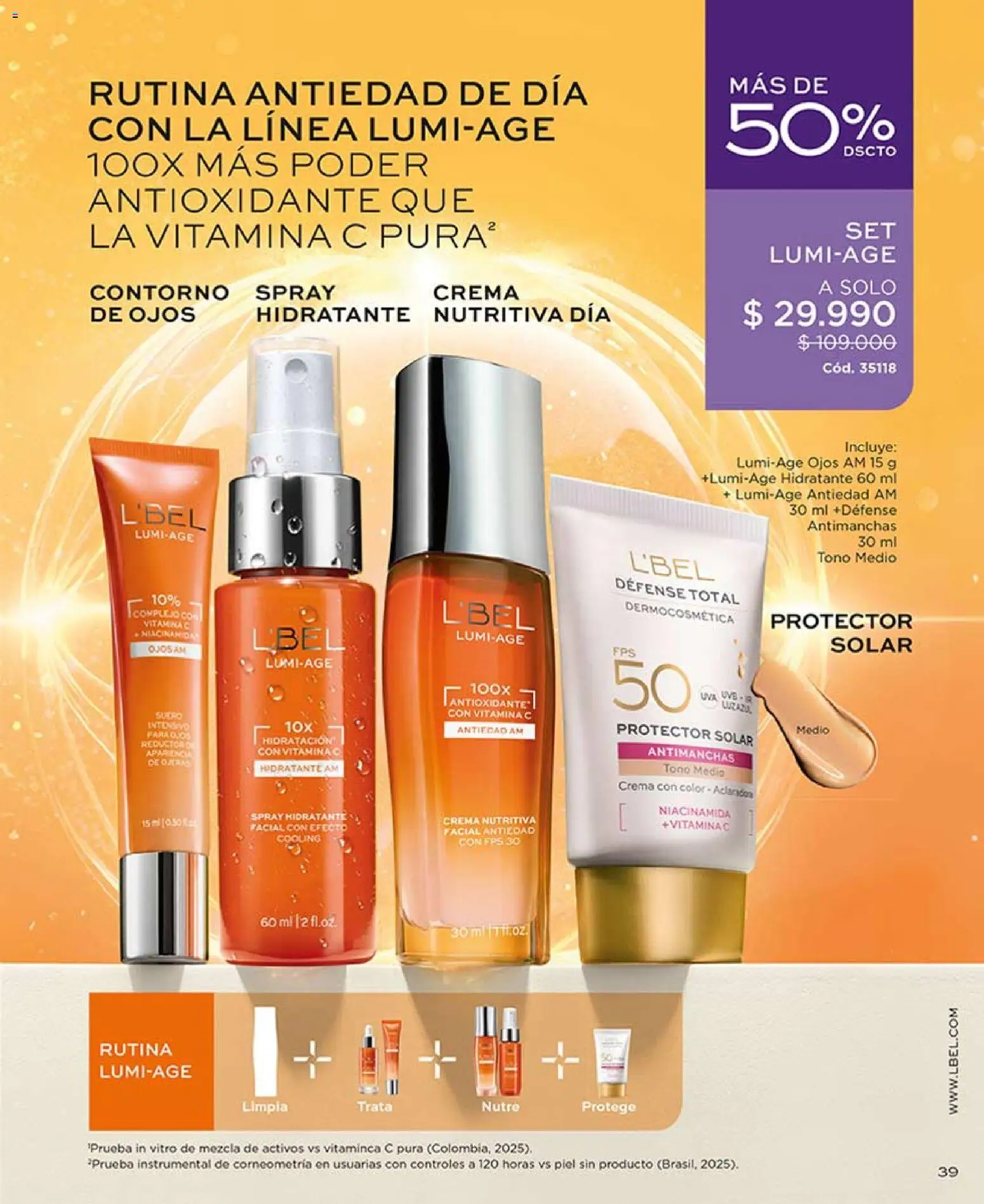 Catálogo L'Bel Campaña 6 │ válido desde el 31.03.2026 | Página: 43 | Productos: Contorno, Protector solar, Crema