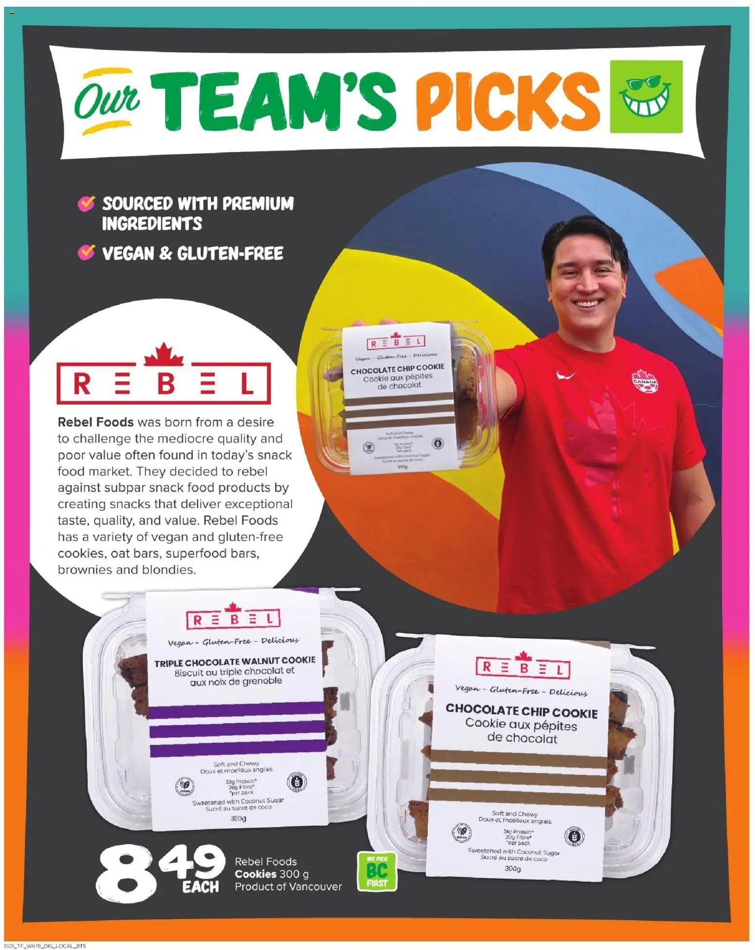 Thrifty Foods flyer valid from Sep 3, 2026 | Page: 13 | Products: Sugar, Brownies, Chocolate, Ingredients
