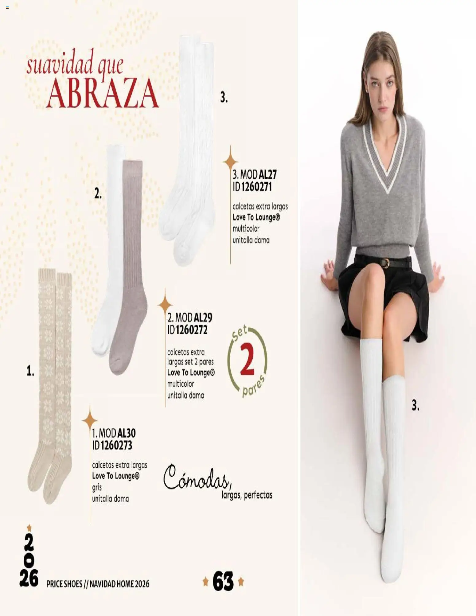 Nuevas ofertas de Price Shoes válidas en toda la República Mexicana desde el 15/10/2026. ¡Encuentra las mejores ofertas en Price Shoes catálogo Navidad Home! | Página: 64