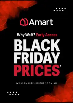 Preview of Amart Furniture Black Friday - valid from 23/10/2026