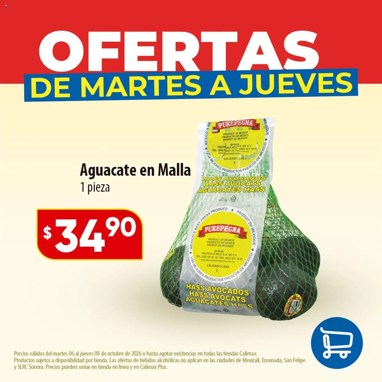 Nuevas ofertas de Calimax válidas en toda la República Mexicana desde el 06/10/2026. ¡Encuentra las mejores ofertas en Calimax folleto Ofertas de martes a jueves - carne! | Página: 2