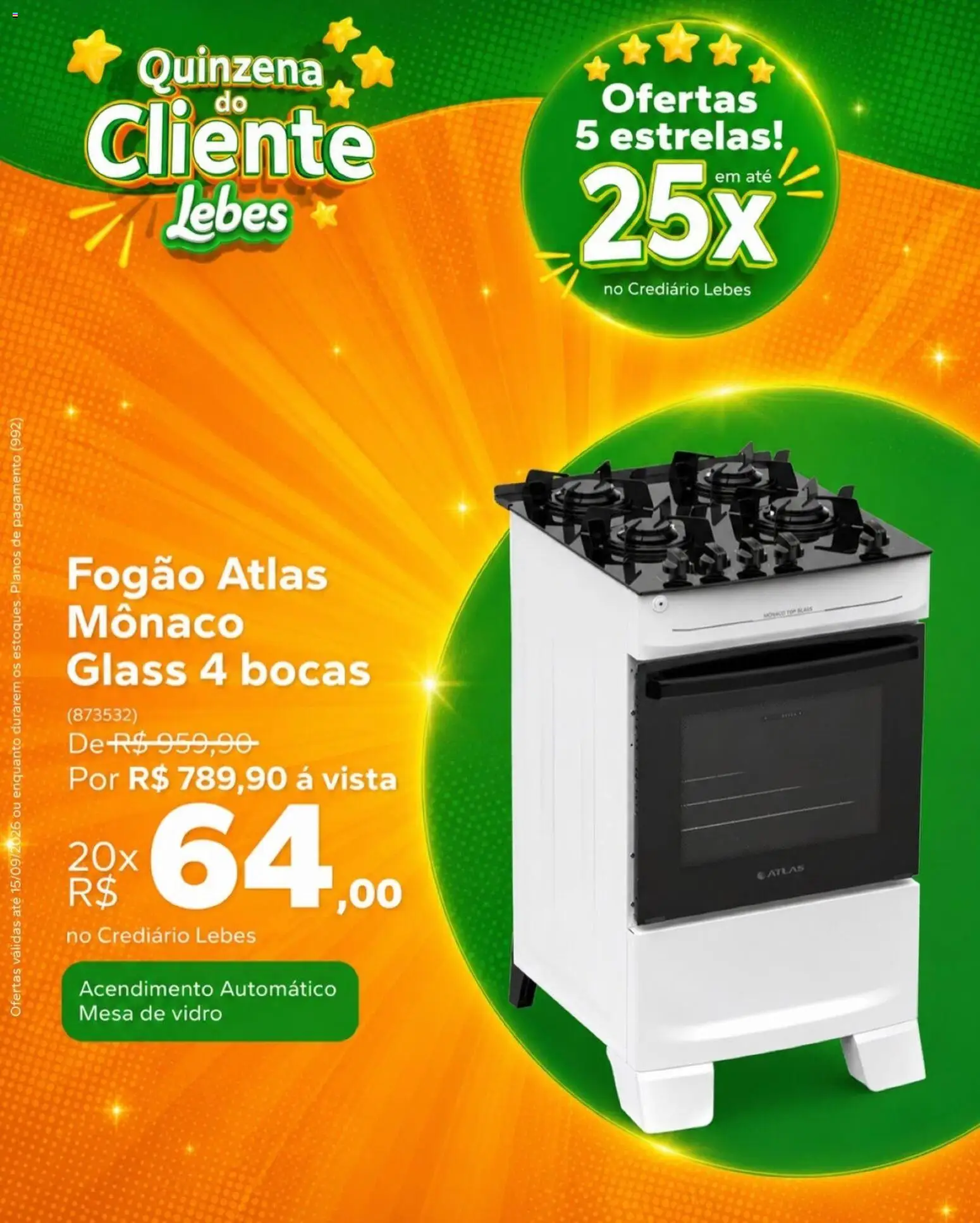 Lebes Folheto - válido de 02/09/2026 | Página: 5 | Produtos: Fogão, Mesa