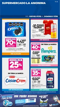 Vista previa La Anonima catálogo válido desde el 07.05.2026