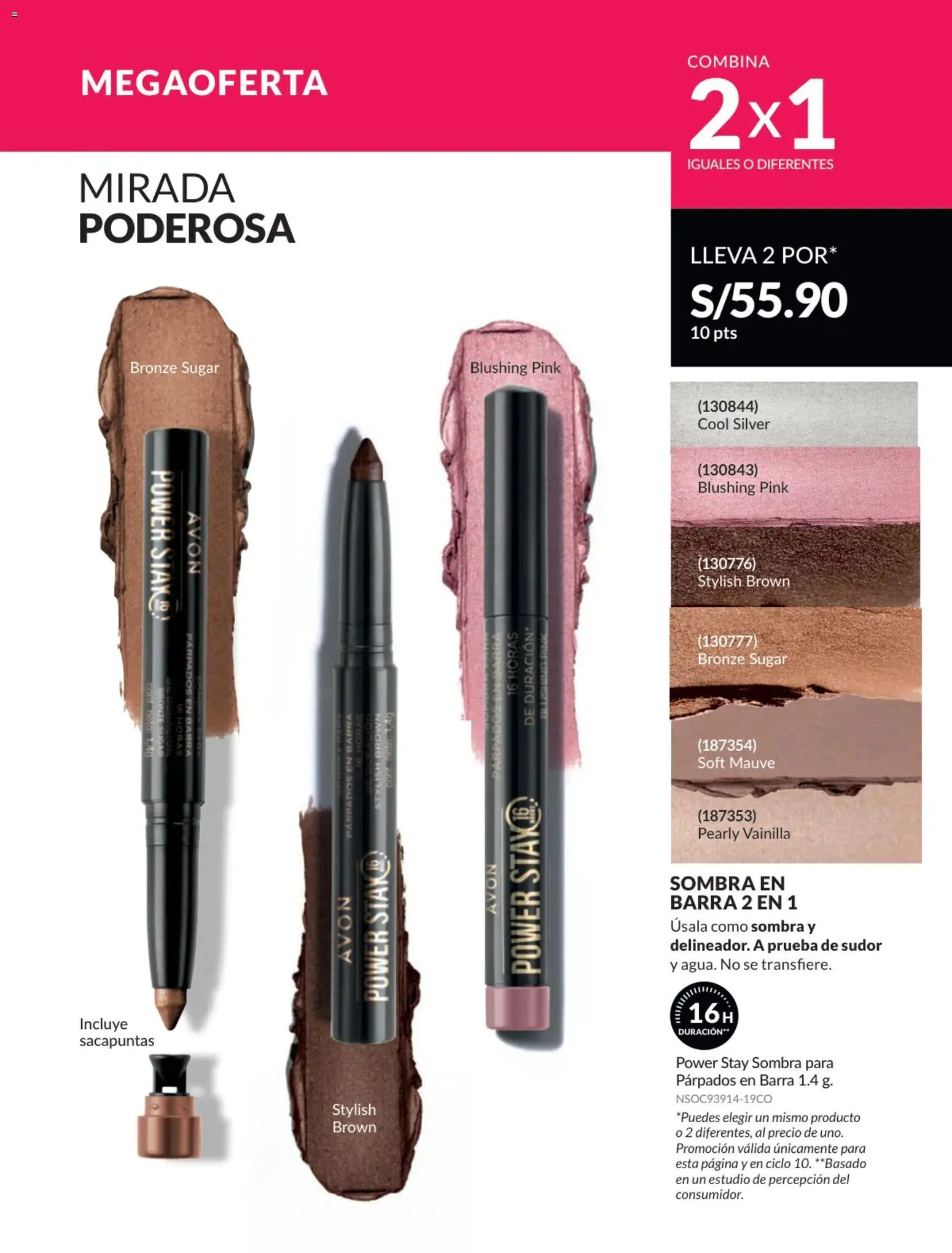 Catálogo Avon válido desde 17.06.2026 | Página: 33 | Productos: Sacapuntas