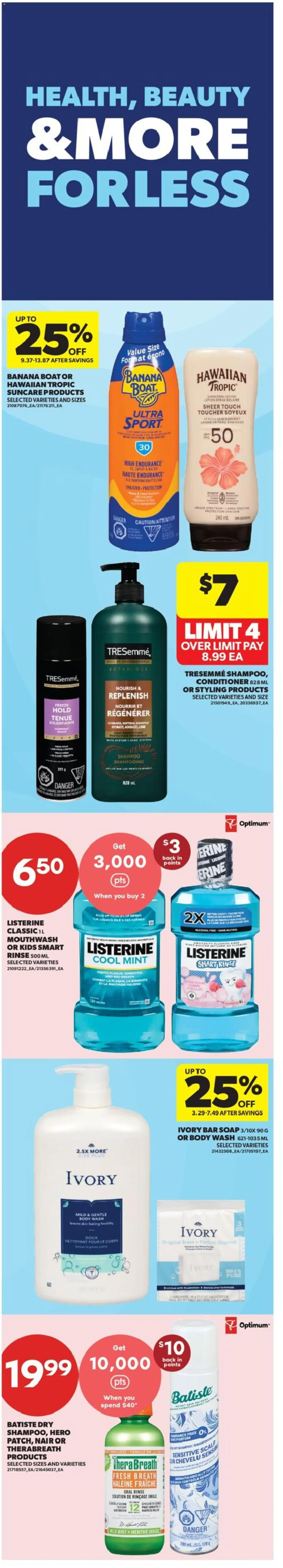 Real Canadian Superstore flyer valid from Jul 2, 2026 | Page: 6 | Products: Shampoo, Conditioner, Soap, Mouthwash