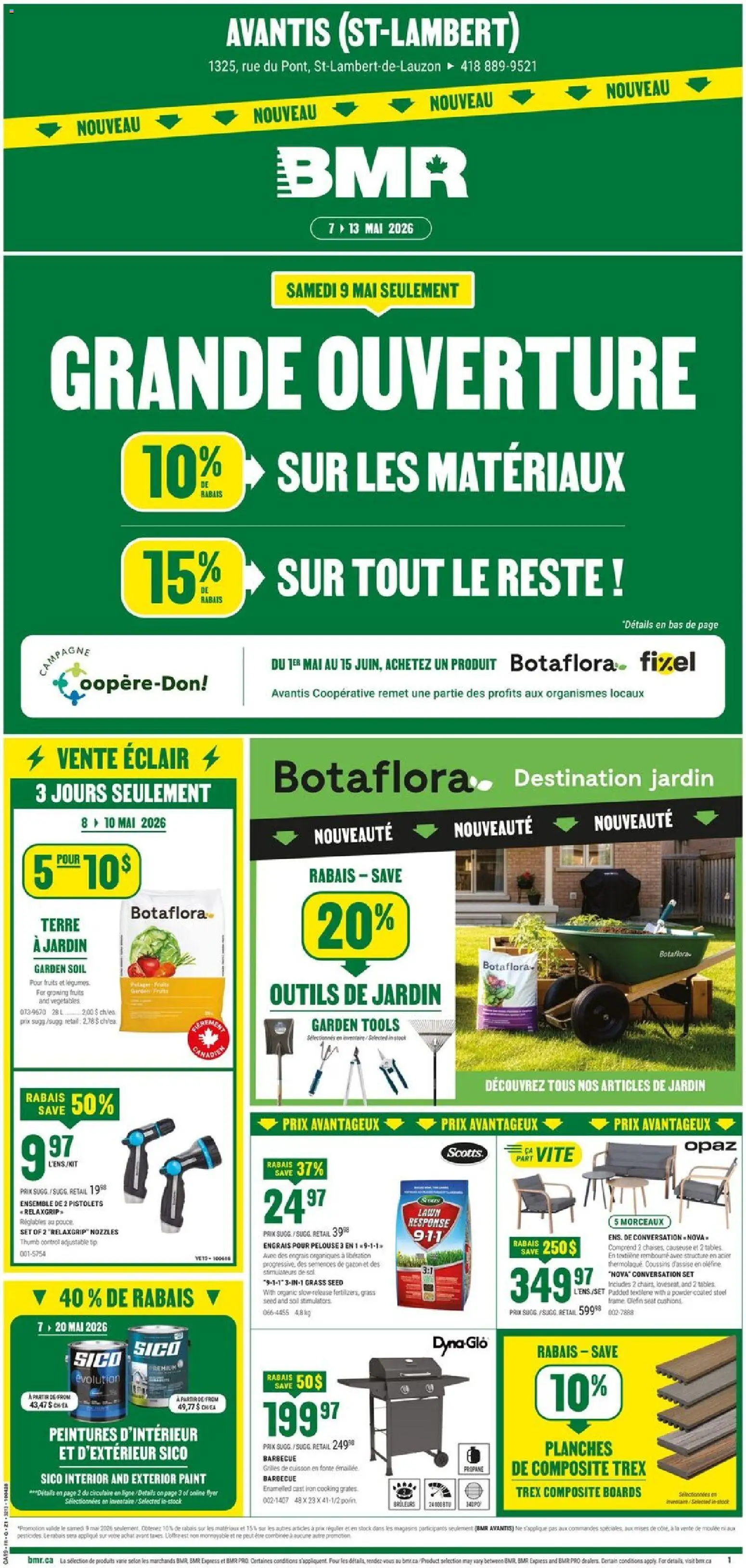 BMR flyer valid from 07.05.2026 | Page: 1 | Products: Iron, Powder