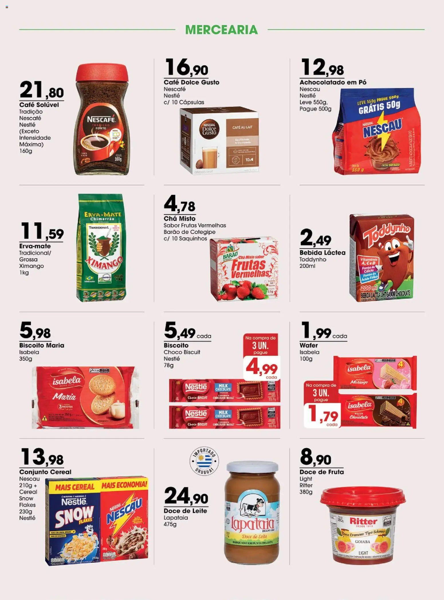 Zaffari Folheto - válido de 29/09/2026 | Página: 5 | Produtos: Goiaba, Biscoito, Frutas vermelhas, Café