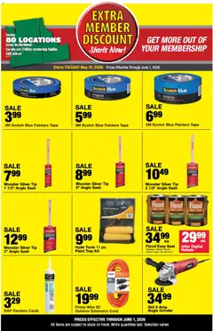 Preview of Bi-Mart weekly ads valid from 19.05.2026 | Page: 4 | Products: Wire, Angle Grinder, Pc, Grinder