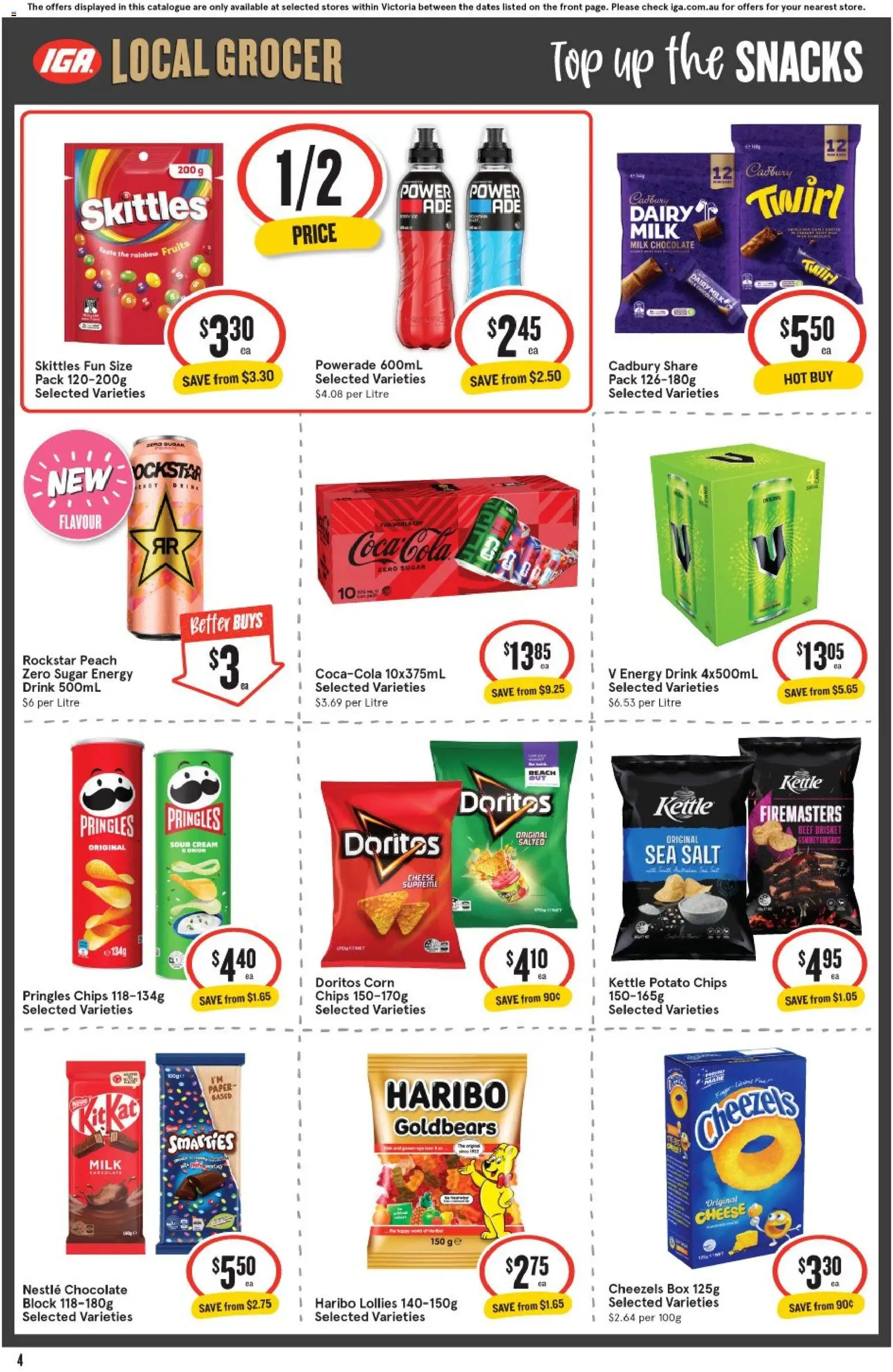 IGA catalogue - valid from 15/07/2026 | Page: 5 | Products: Box, Cheese, Cream, Kettle