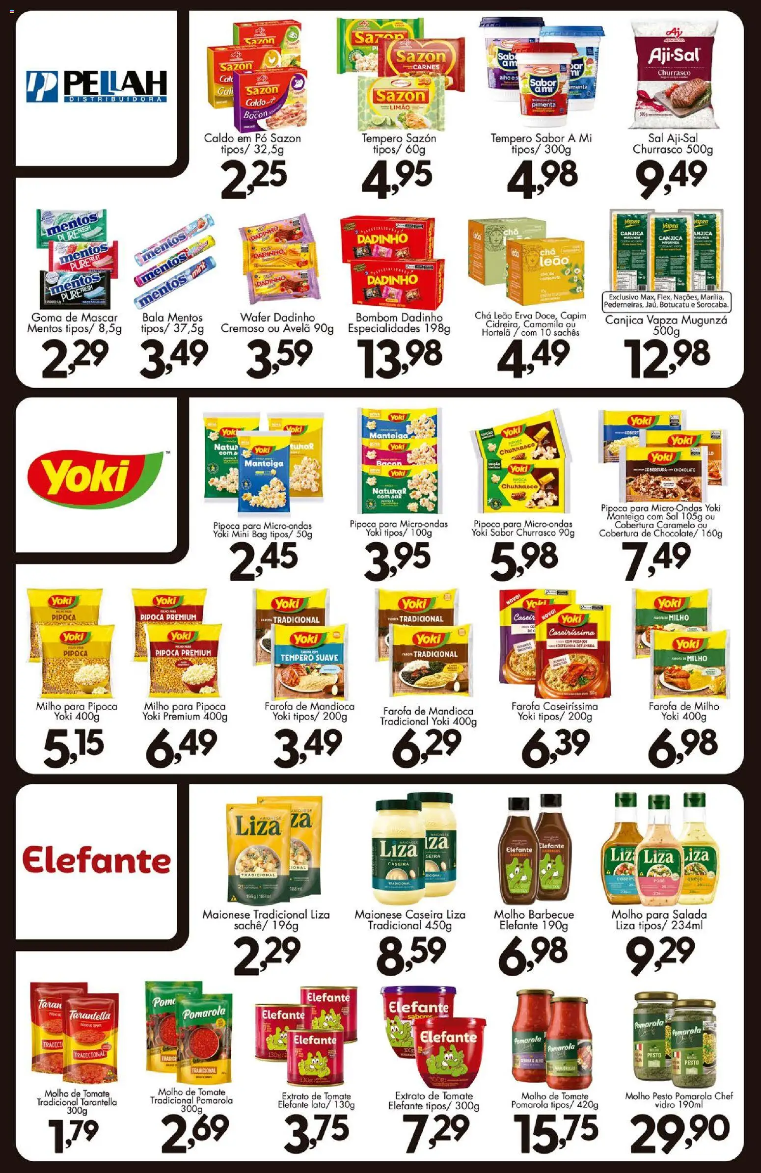 Confiança Folheto - válido de 17/07/2026 | Página: 7 | Produtos: Mandioca, Microondas, Chá, Maionese