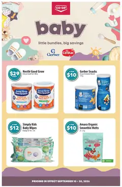 Preview of Co-op Food - Baby: Little bundes from shop Co-op Food valid from Sep 10, 2026