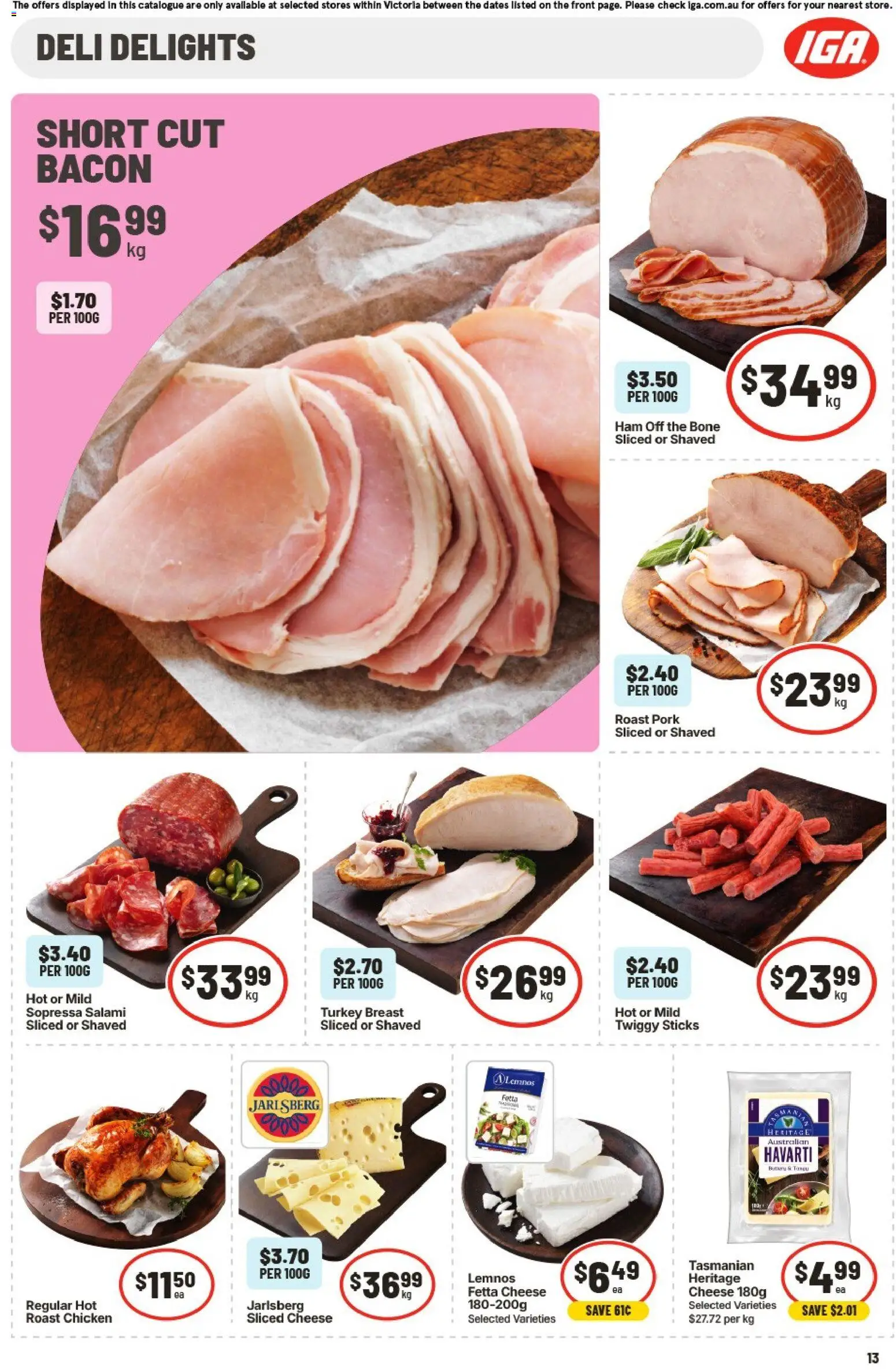 Ritchies catalogue - valid from 12/08/2026 | Page: 13 | Products: Bacon, Ham, Pork, Roast
