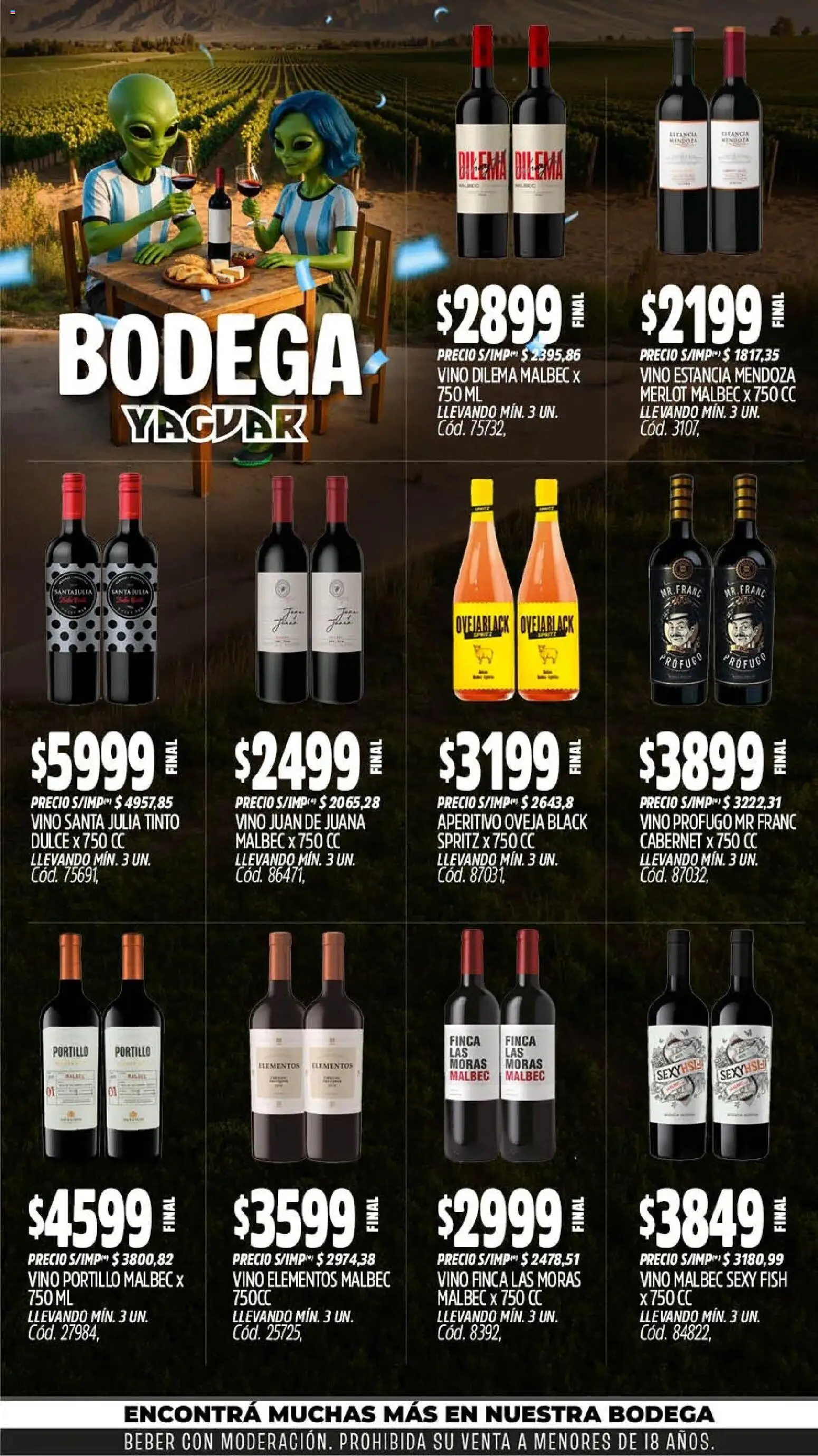 Yaguar - Oferta Semanal Trelew │ válido desde el 06/07/2026 | Página: 6 | Productos: Vino