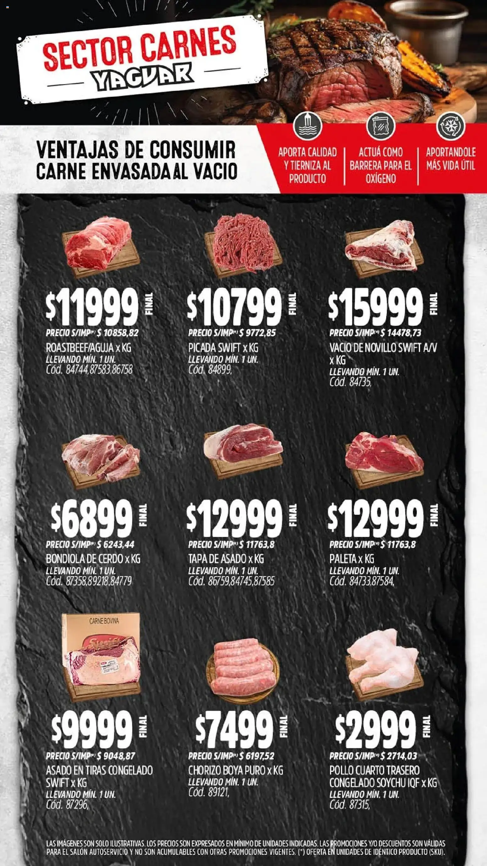 Yaguar - Oferta Semanal Jujuy │ válido desde el 11.05.2026 | Página: 5 | Productos: Pollo, Paleta, Chorizo, Cerdo