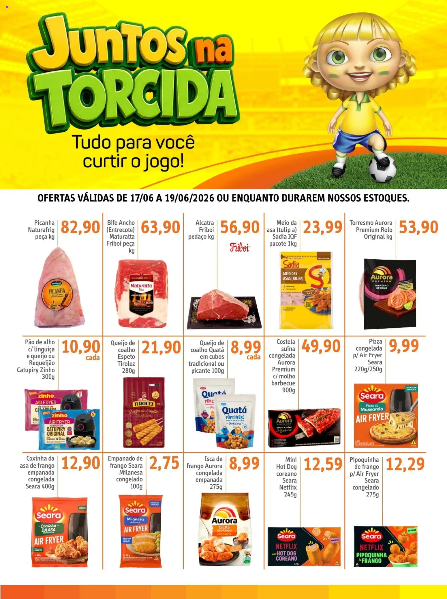 Sonda Folheto - válido de 17.06.2026 | Página: 1 | Produtos: Air fryer, Picanha, Catupiry, Requeijão