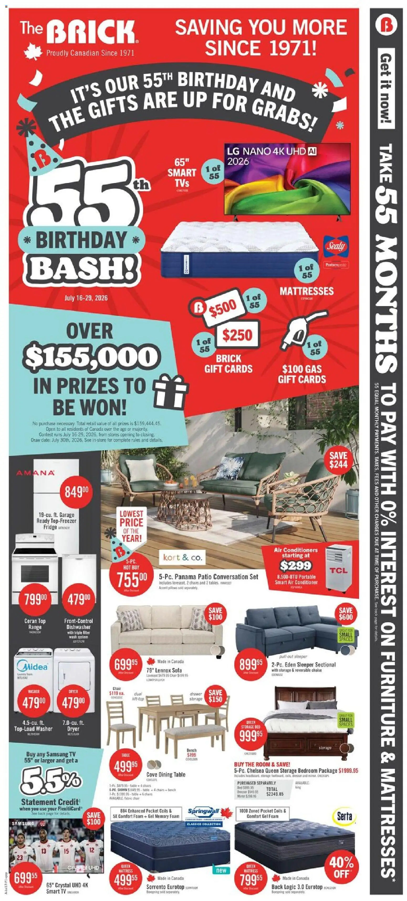 The Brick flyer valid from Jul 16, 2026 | Page: 3