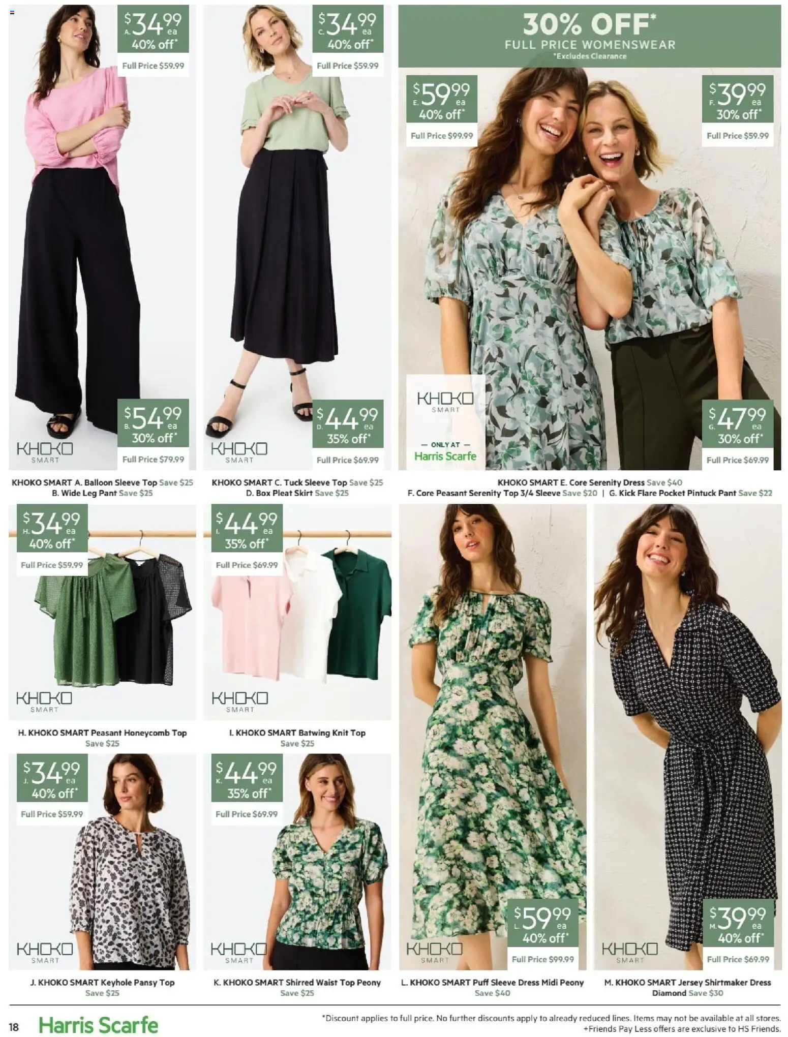 Harris Scarfe catalogue - valid from 20/08/2026 | Page: 18 | Products: Box, Diamond, Jersey, Dress