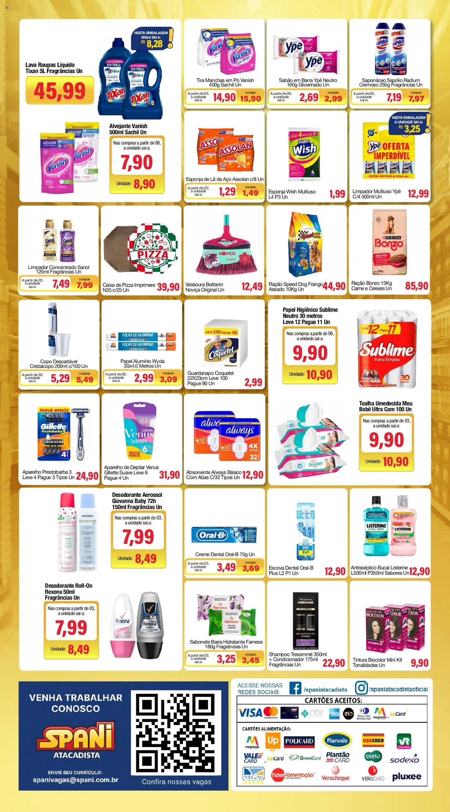 Spani Atacadista Folheto - válido de 21/09/2026 | Página: 4 | Produtos: Shampoo, Cereais, Papel higiênico, Vassoura