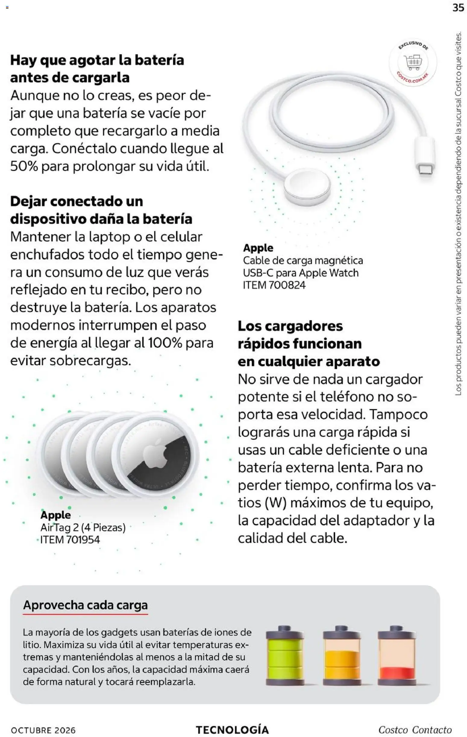 Nuevas ofertas de Costco válidas en toda la República Mexicana desde el 01/10/2026. ¡Encuentra las mejores ofertas en Costco catálogo Octubre! | Página: 35