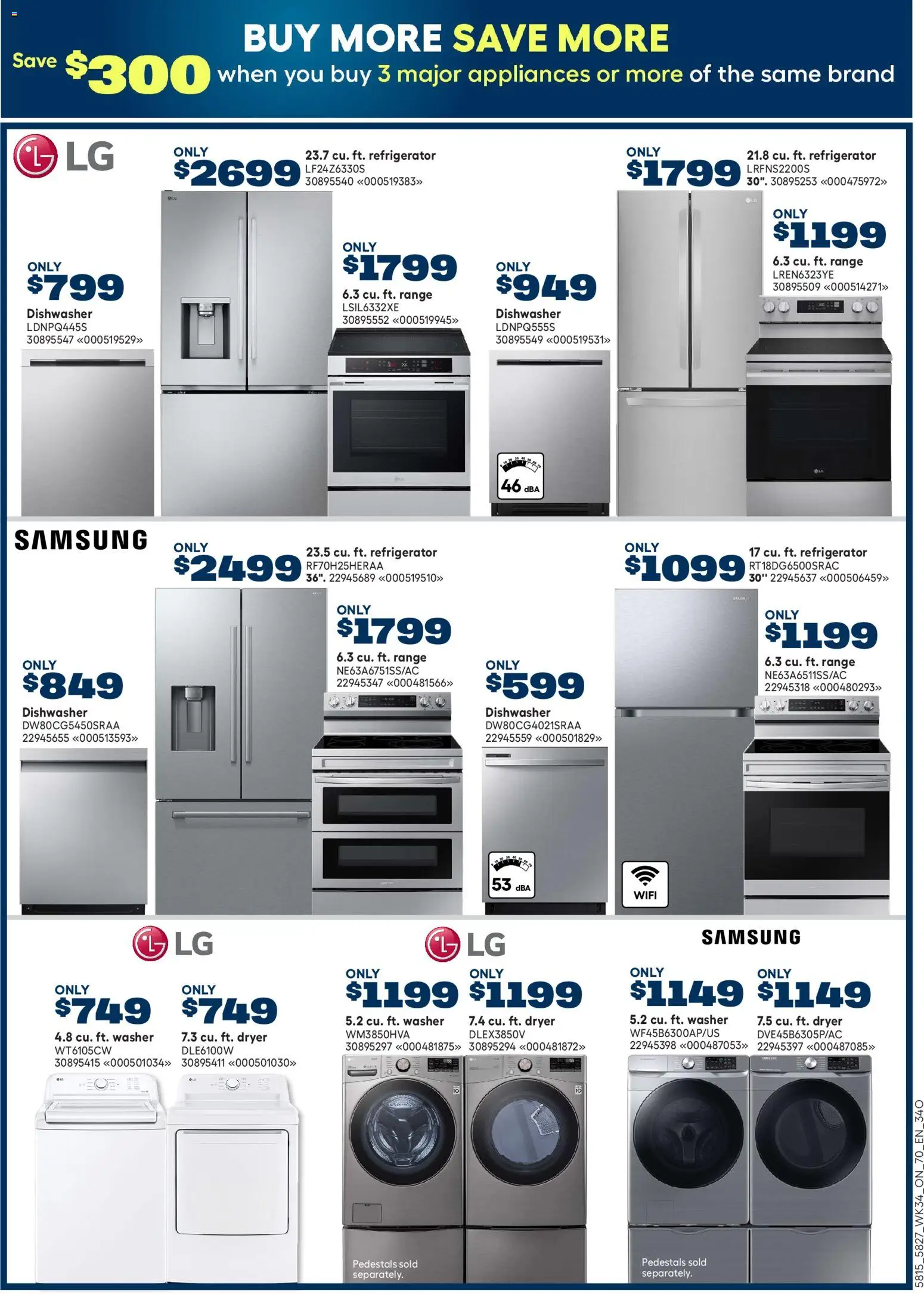 Rona flyer valid from Sep 17, 2026 | Page: 18 | Products: Refrigerator, Dryer, Dishwasher