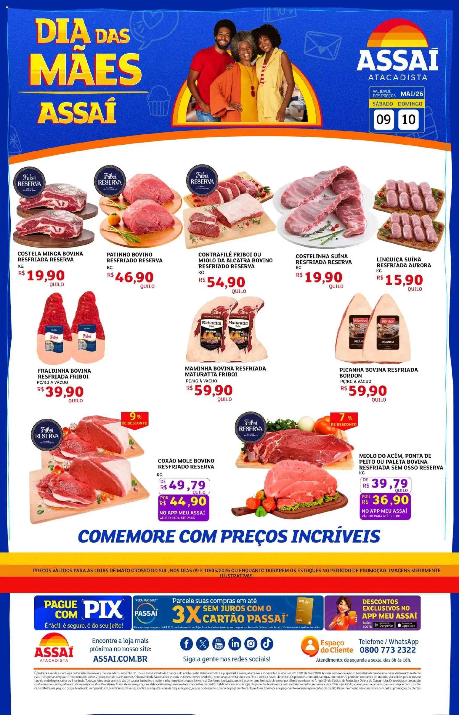 Assaí Atacadista Folheto - válido de 09.05.2026 | Página: 1