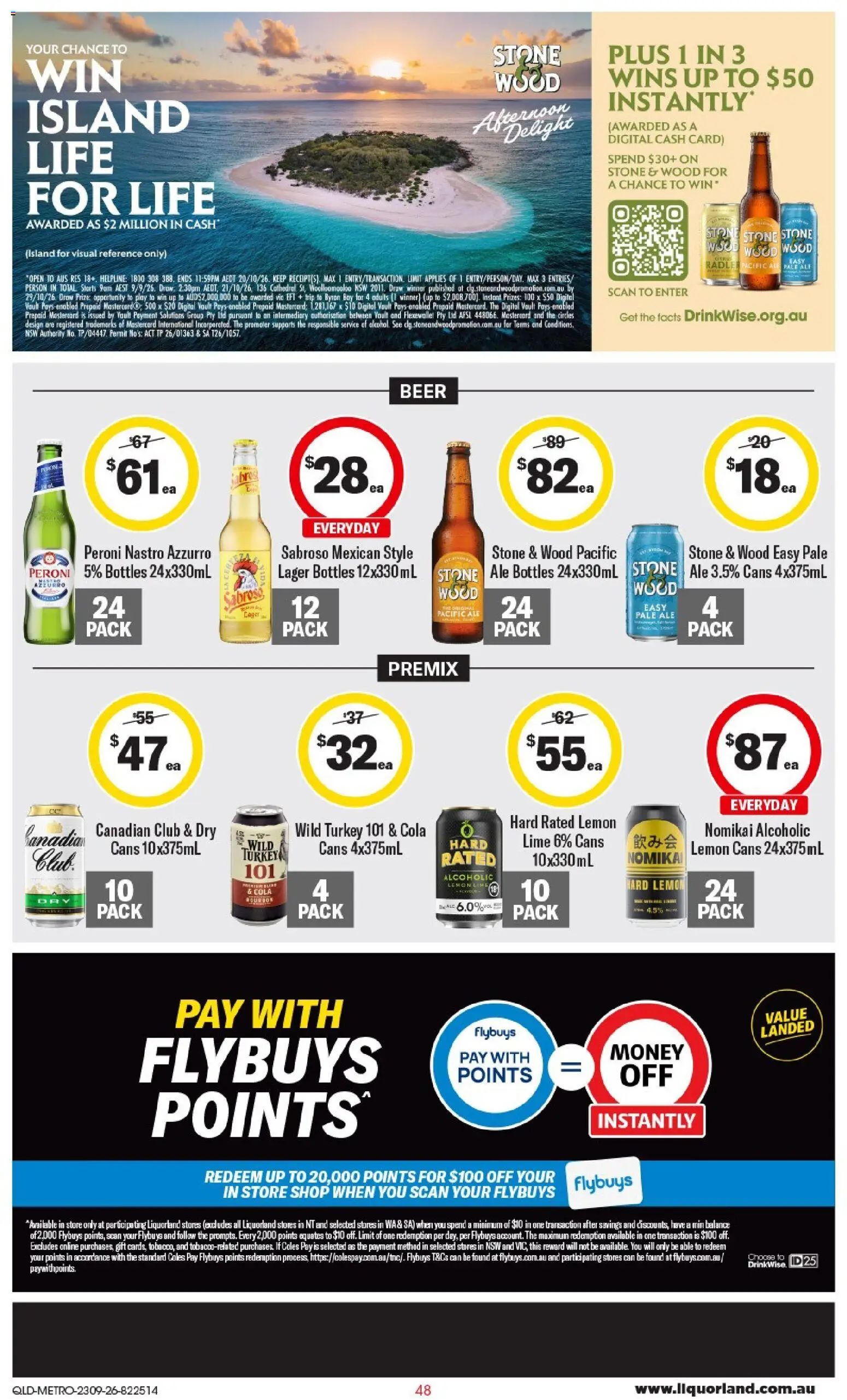 Coles catalogue - valid from 23/09/2026 | Page: 48 | Products: Beer, Wood, Lime, Digital