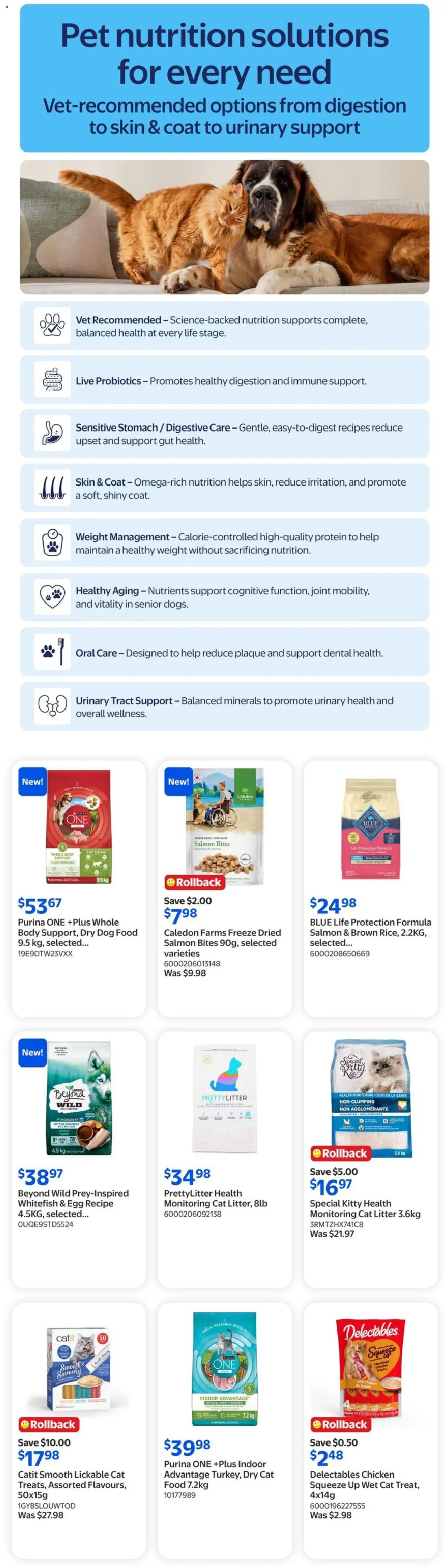 Walmart flyer valid from Aug 6, 2026 | Page: 6 | Products: Coat, Chicken