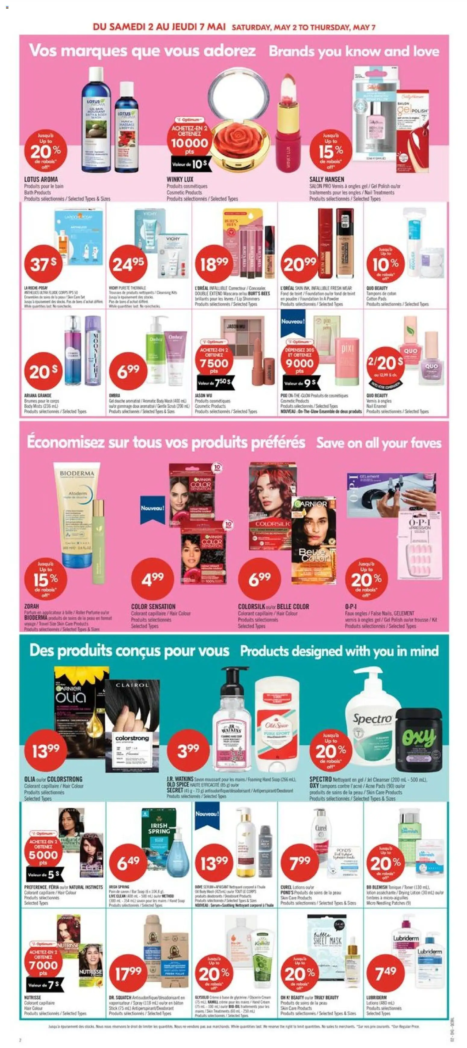 Pharmaprix flyer valid from 02.05.2026 | Page: 17 | Products: Cream, Toner, Hair color, Body wash