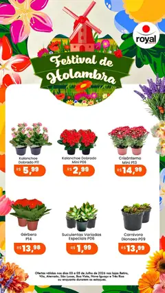 Royal Supermercados ofertas Festival de Holambra - Pré-Visualização do folheto da loja Royal Supermercados, válido de 03/07/2026 | Página: 2