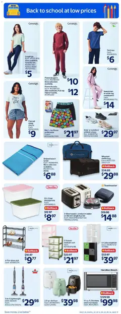 Preview of 2.2-qt. Air fryer, 2.2-qt. Air fryer Each. #50467091/ 633972/4493. from shop Walmart valid from Jul 30, 2026 | Page: 25