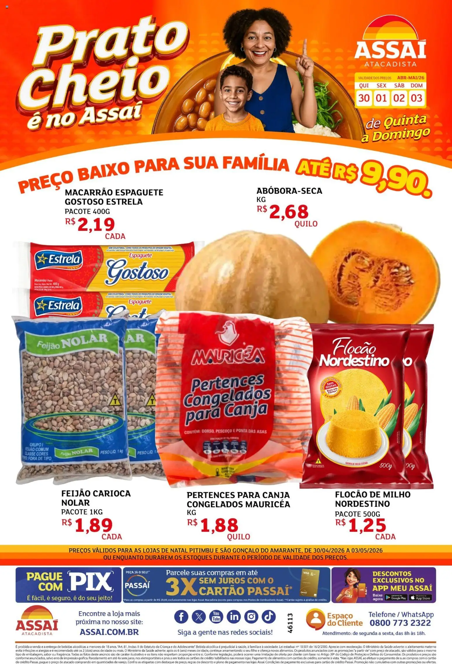 Assaí Atacadista Folheto - válido de 30.04.2026 | Página: 1