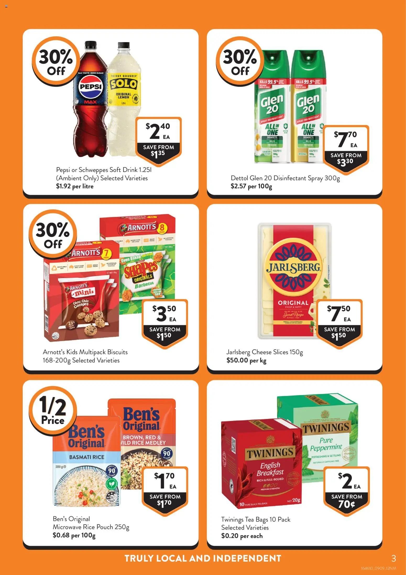 Foodworks catalogue - valid from 09/09/2026 | Page: 3 | Products: Pepsi, Sugar, Cookies, Microwave