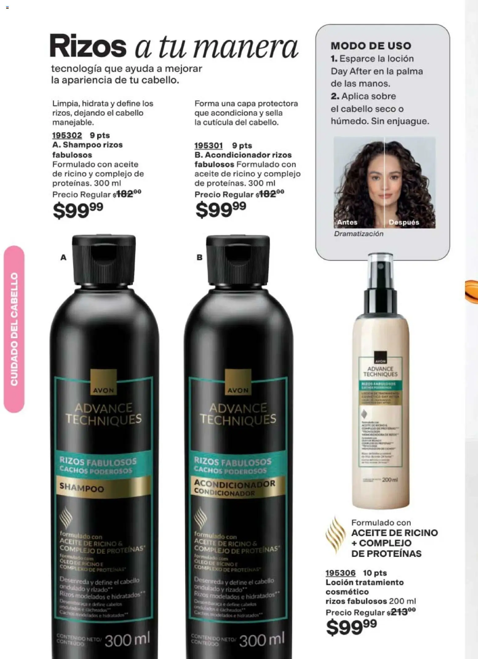Nuevas ofertas de AVON válidas en toda la República Mexicana desde el 02.04.2026. ¡Encuentra las mejores ofertas en AVON campaña 6 2026! | Página: 174 | Productos: Aceite, Loción, Acondicionador, Sobre