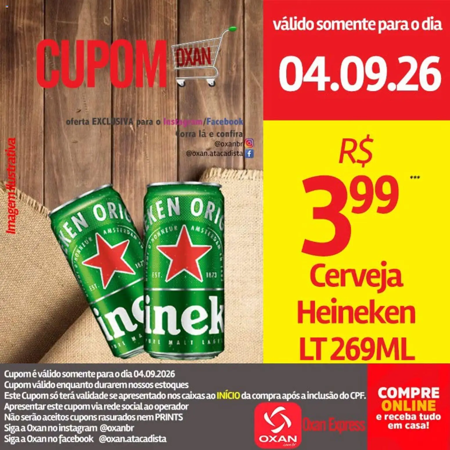Oxan Atacadista Folheto - válido de 04/09/2026 | Página: 16 | Produtos: Cerveja, Heineken