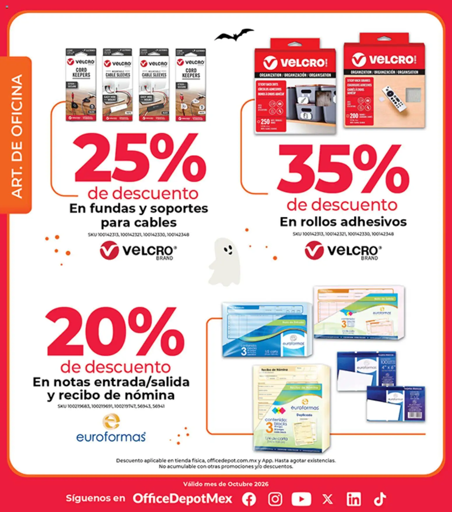 Nuevas ofertas de Office Depot válidas en toda la República Mexicana desde el 01/10/2026. ¡Encuentra las mejores ofertas en Office Depot catálogo! | Página: 5