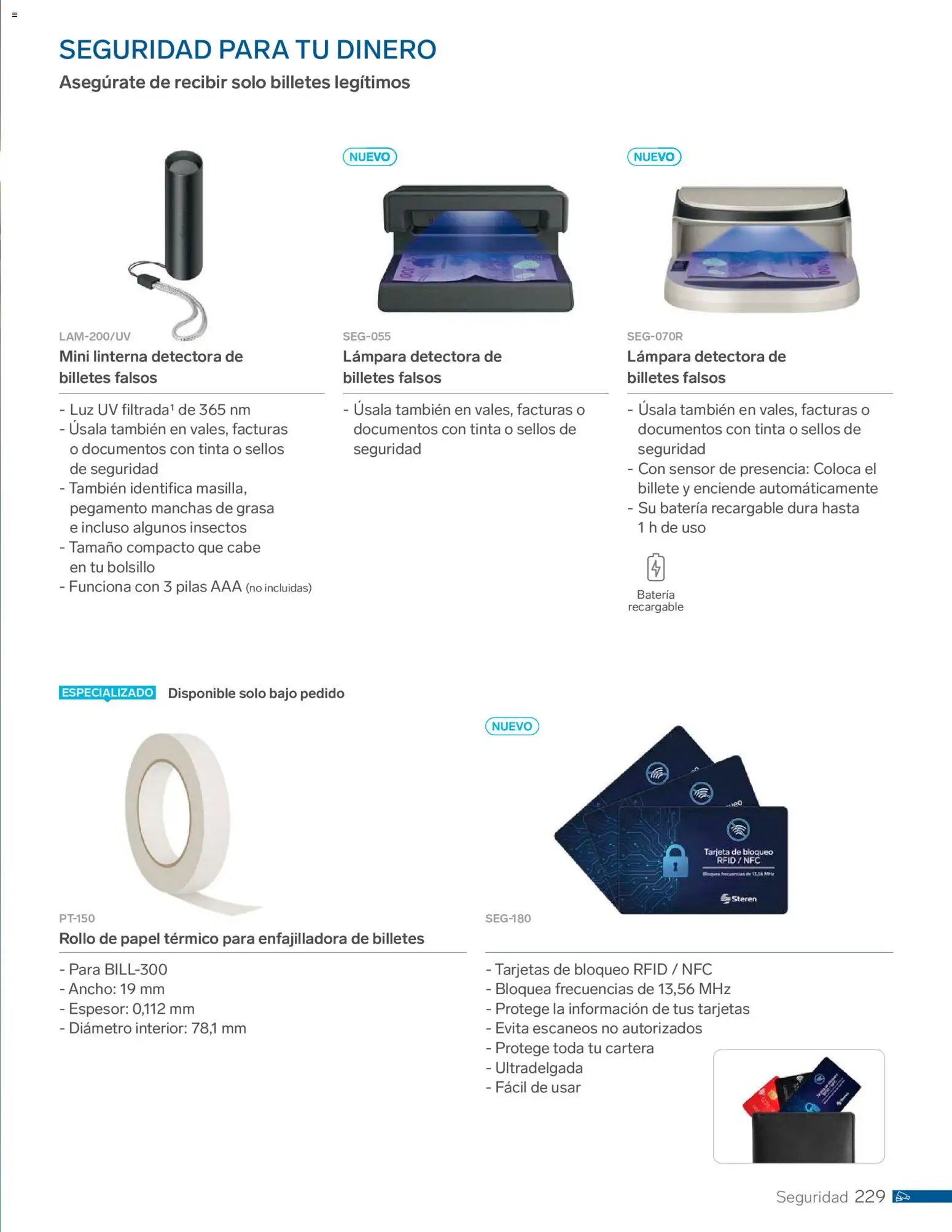 Nuevas ofertas de Steren válidas en toda la República Mexicana desde el 01.01.2026. ¡Encuentra las mejores ofertas en Steren catálogo! | Página: 241 | Productos: Linterna, Pegamento, Batería, Pilas