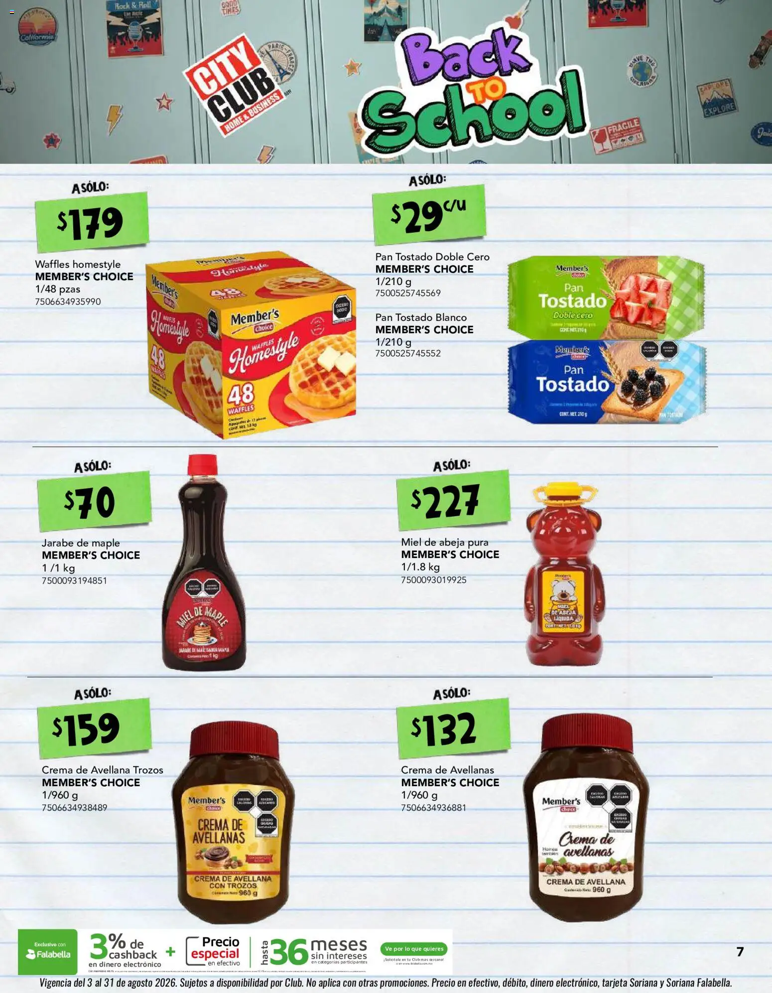 Nuevas ofertas de City Club válidas en toda la República Mexicana desde el 03/08/2026. ¡Encuentra las mejores ofertas en City Club catálogo! | Página: 7